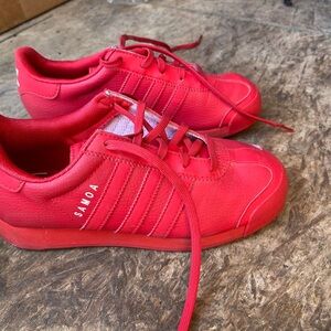 Adidas Samoa Bright Red Sneakers